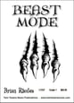 Beast Mode Concert Band sheet music cover